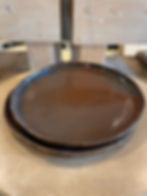 red soil-inspired plates