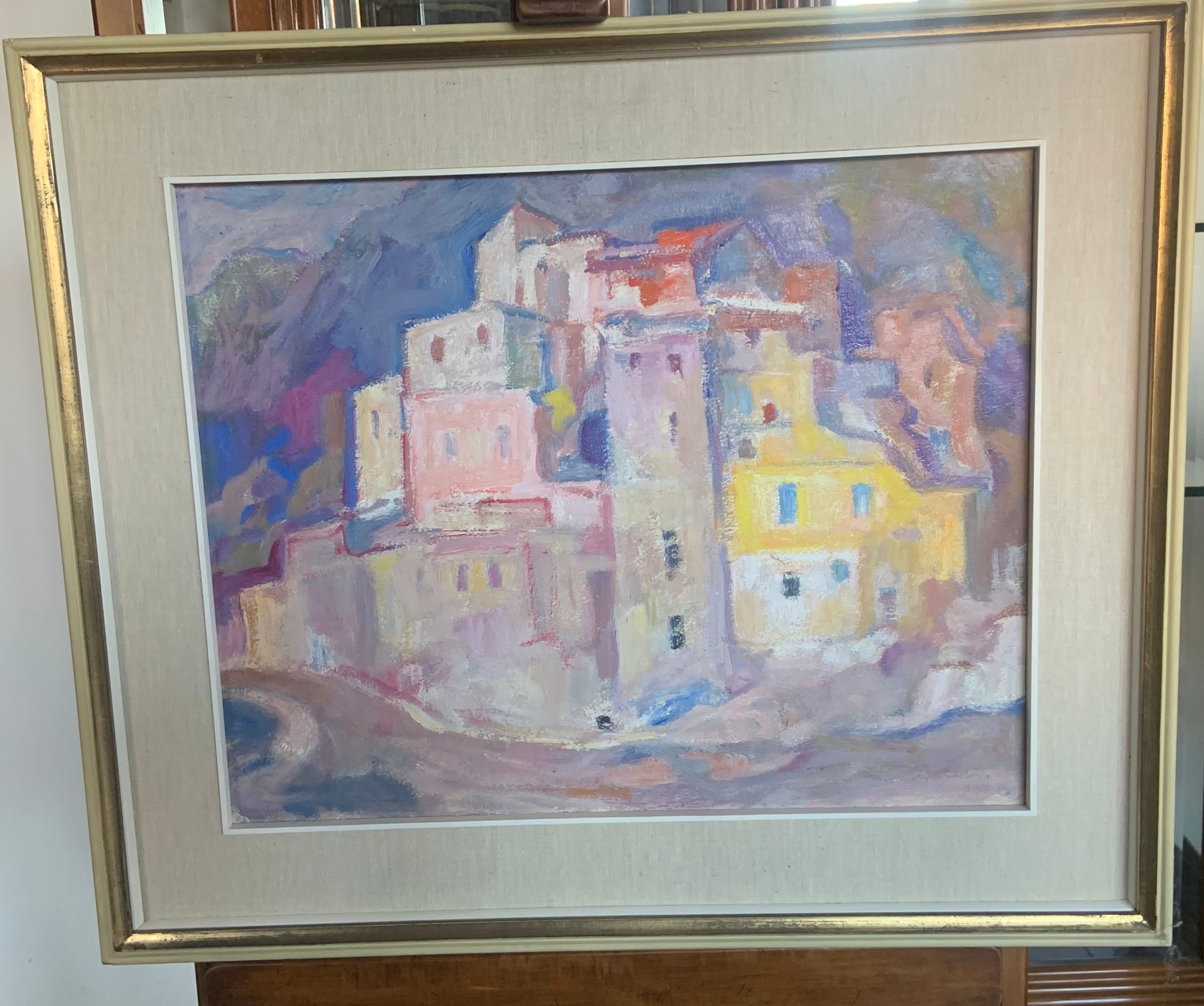 Mario Micheletti, olio su cartoncino telato