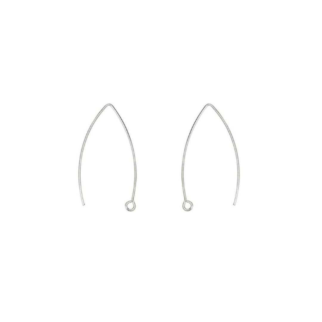 Gancho tipo almendra Mini - Cambio de gancho - Plata 925