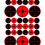 Thumbnail: Accuracy Targets, Big Spots x Midpoint DS, No. 1 - 5, 11x17”
