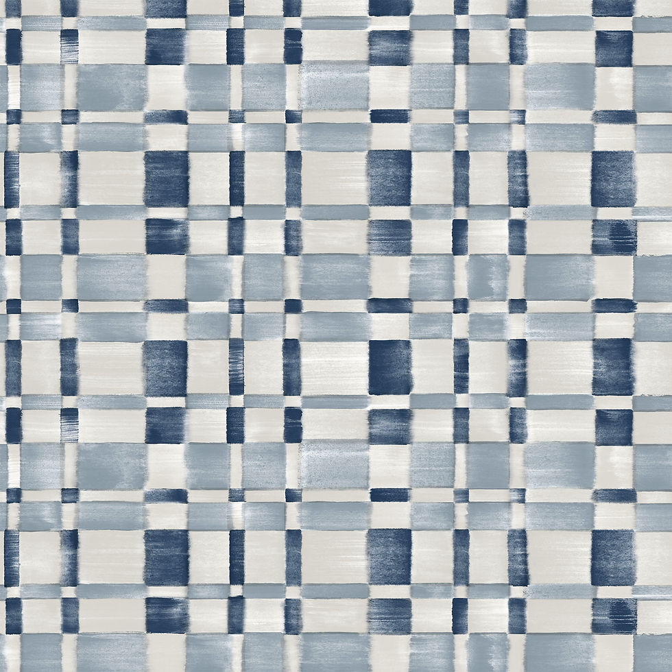 painterly plaid patterned fabric