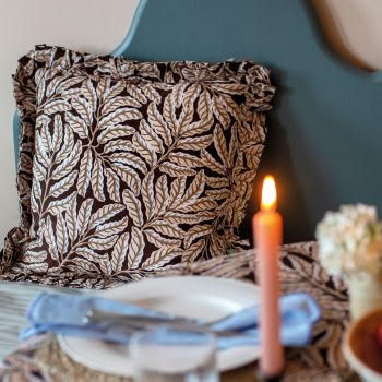 Thumbnail: ABIGAIL BORG - Leafy - Clay Fabric