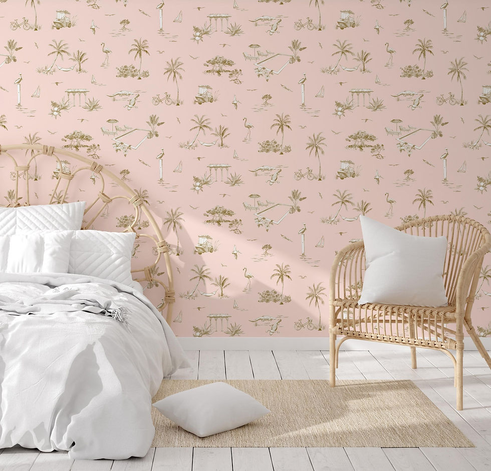 Thumbnail: Emily Baker Studio - Everglade Ave - Sepia Wallpaper