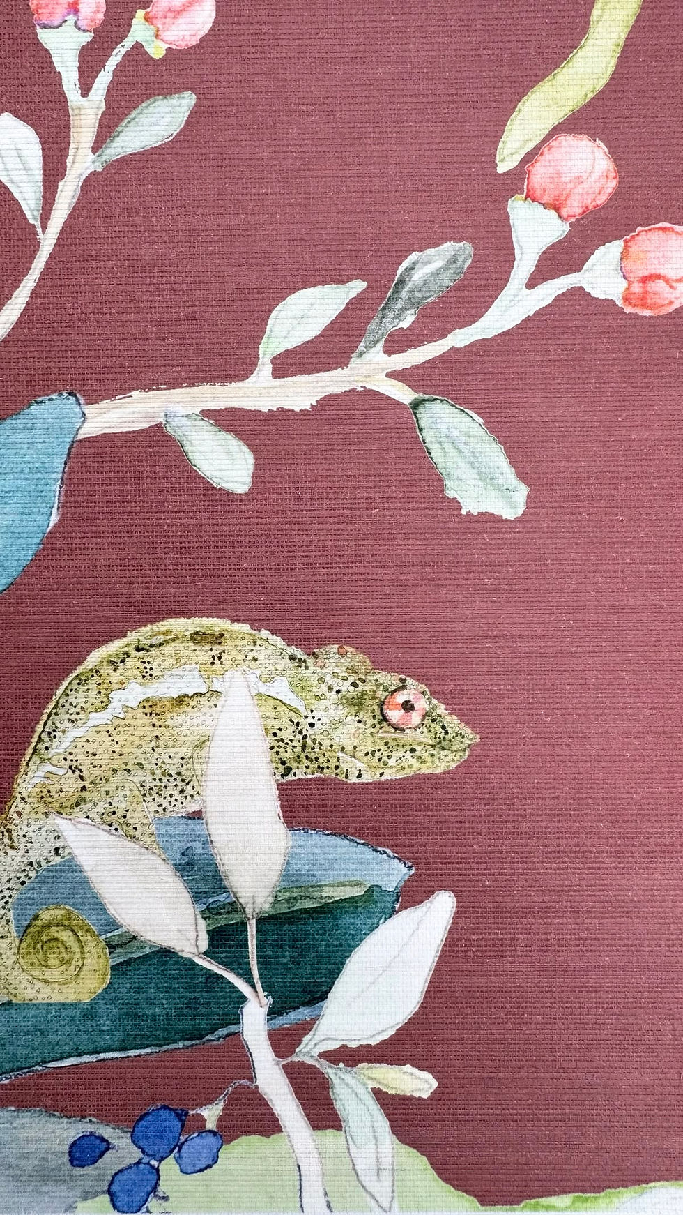 Thumbnail: Kariokas - Ubatuba - Terracotta Sisal Wallpaper