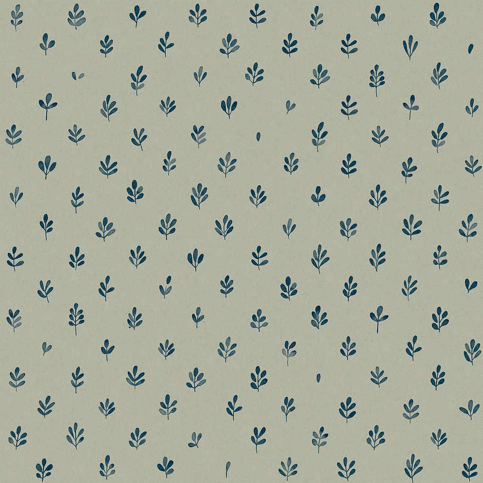 green small leaf geometric wallpaper