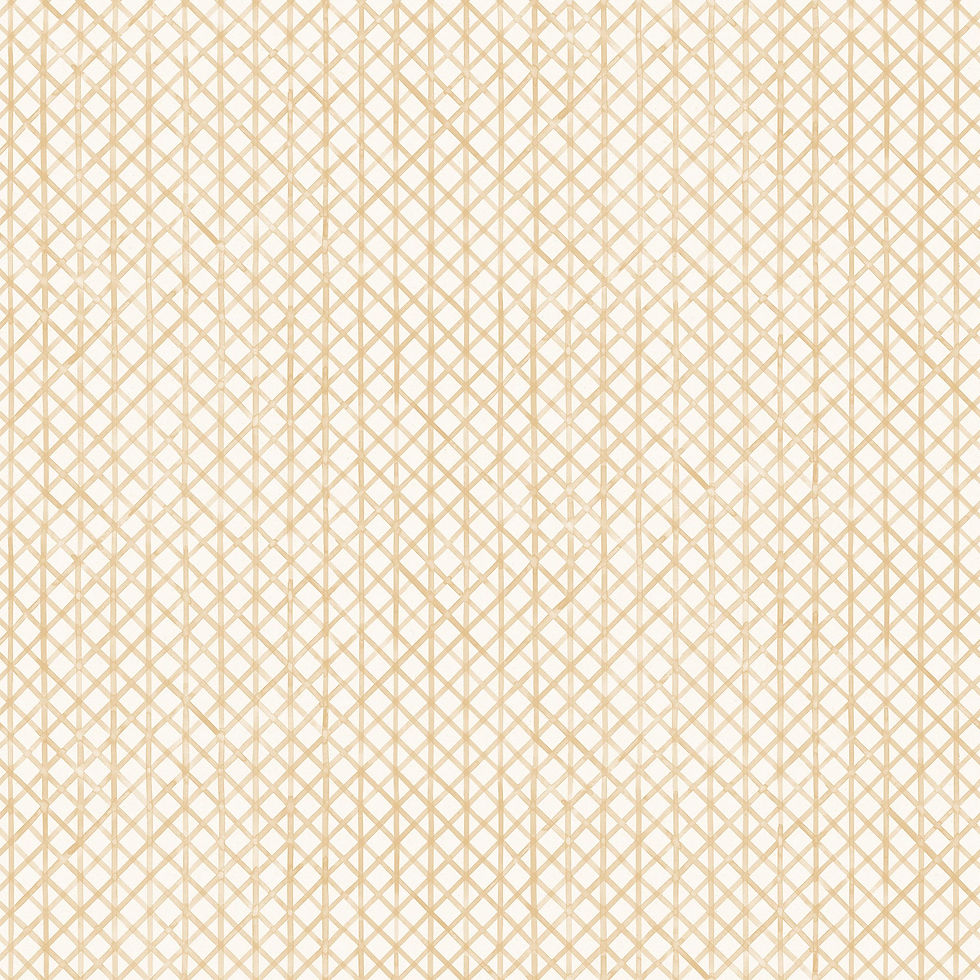 Thumbnail: orange and white textural geometric wallpaper