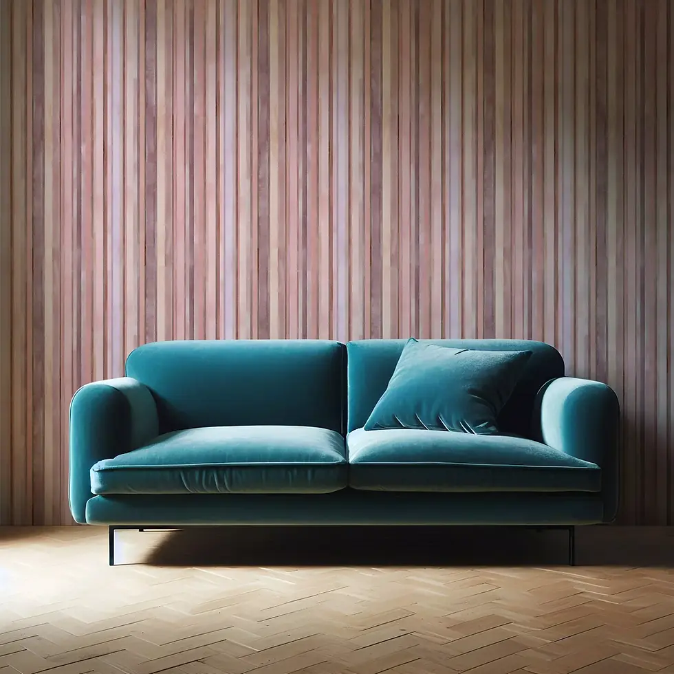 Thumbnail: Emily Baker Studio - Wash Stripes - Plum Wallpaper