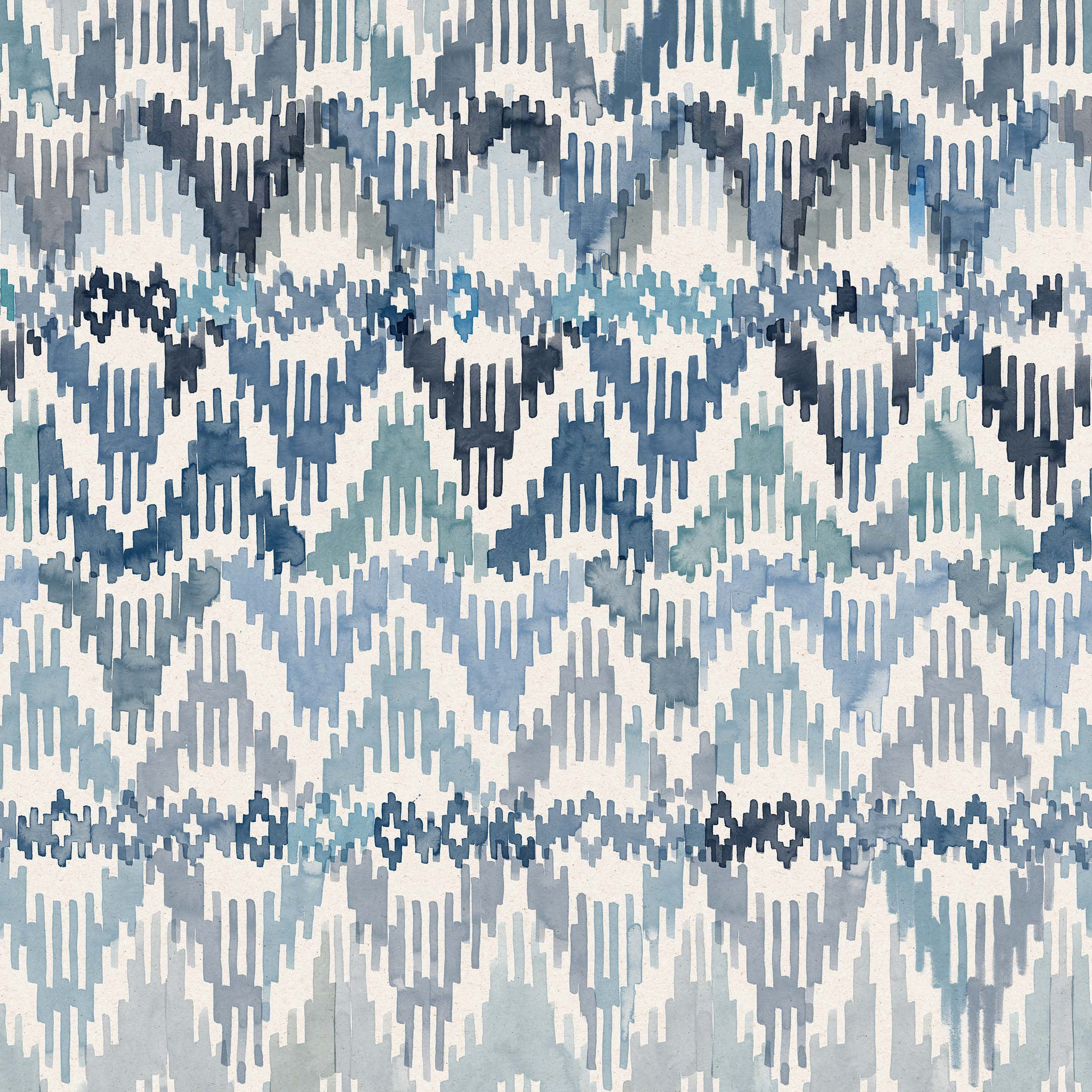 QUERCUS and CO - Bargello - Venice Blue Wallpaper