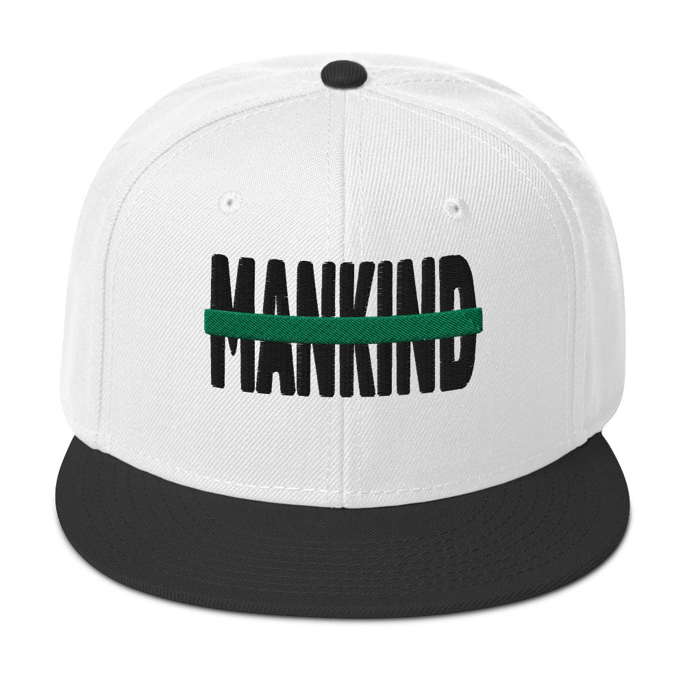 Mankind Green Snapback Hat