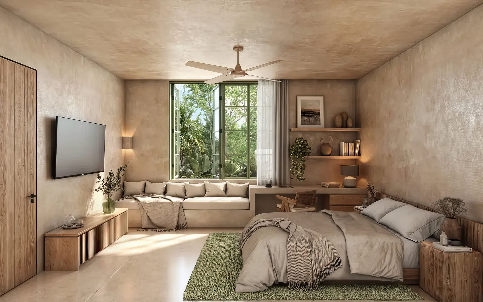 Residence Villa Second Bedroom at Zamaya Fitness Resort