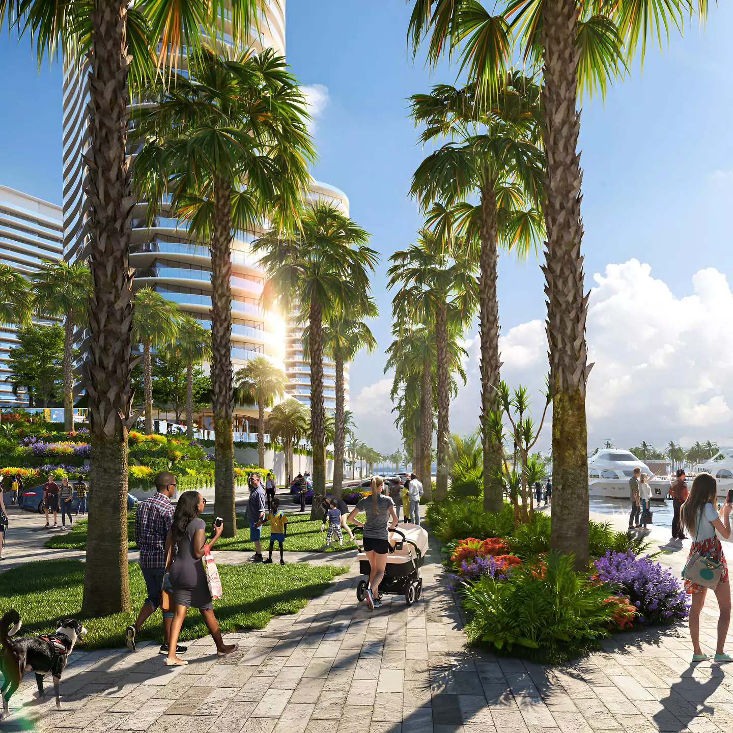 Bahia Mar, mixed-use space, to transform waterfront area with four new towers and mega yacht marina