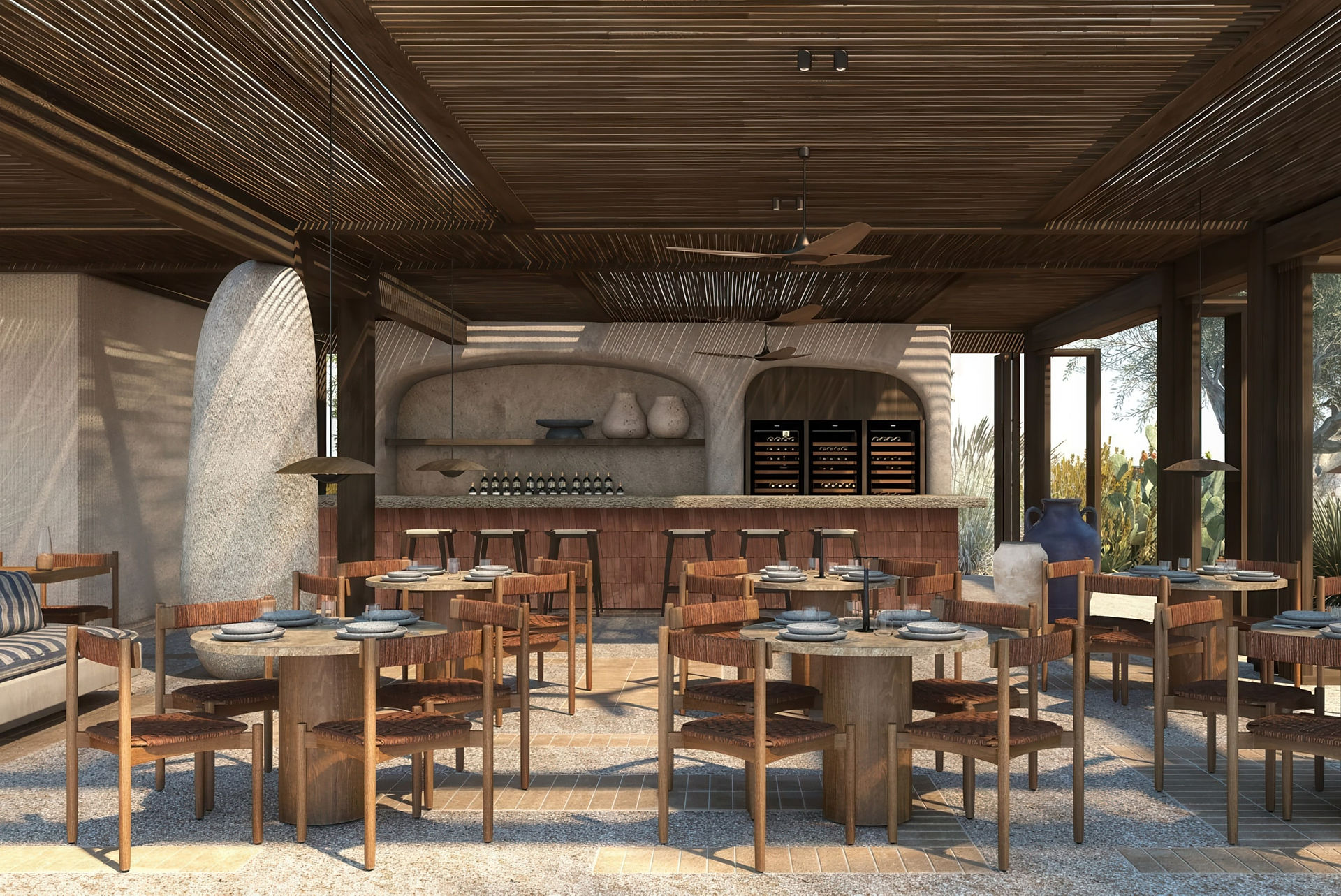 Rendering of JW Marriott Crete Resort & Spa ANOEE Restaurant