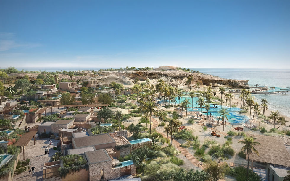 Six Senses AMAALA, set within the Triple Bay Development aiming for 2025 completion