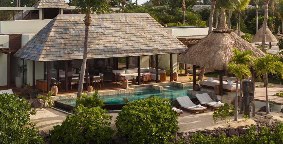 Image of a Garden-Pool Villa, image courtesy of Four Seasons Resort Mauritius at Anahita