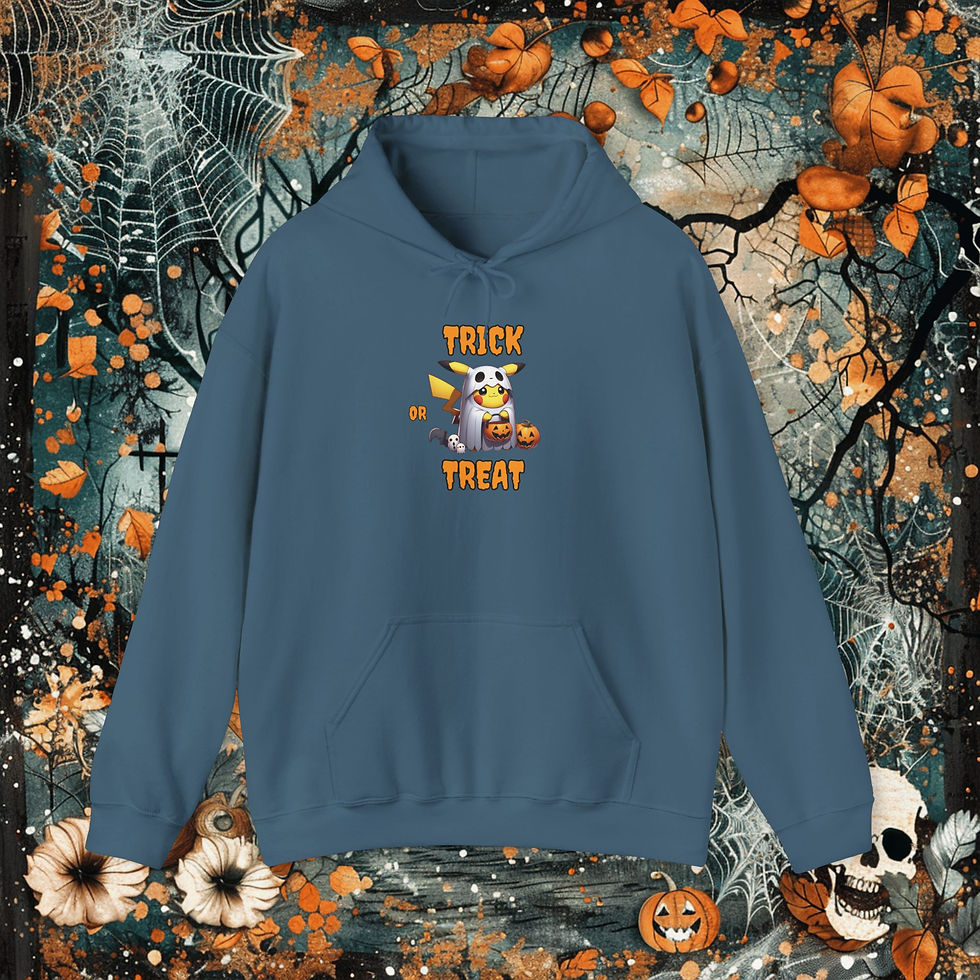 Thumbnail: Adult Size Halloween Trick or Treat Hoodie
