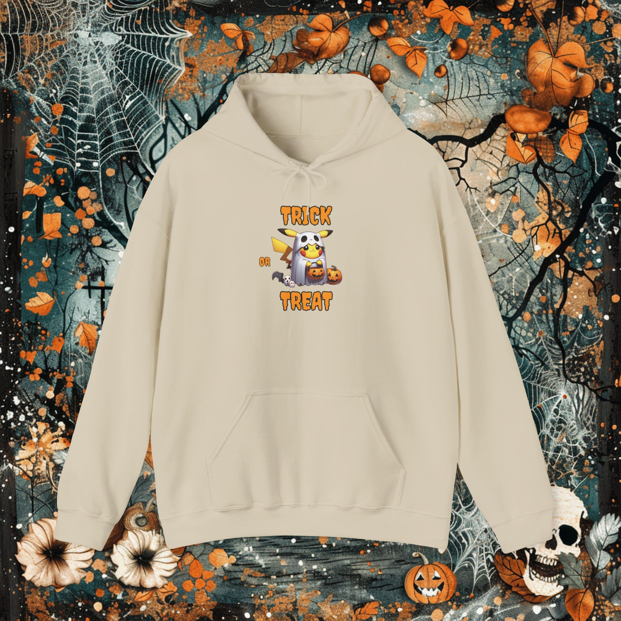 Adult Size Halloween Trick or Treat Hoodie