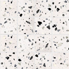 Grès cérame Blanc imitation Terrazzo