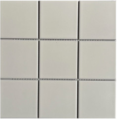 Grès Émaillé 10x10 Ivoire sur trame