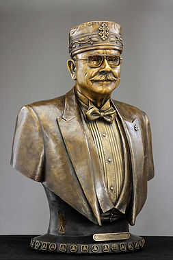 James Taylor bronze bust