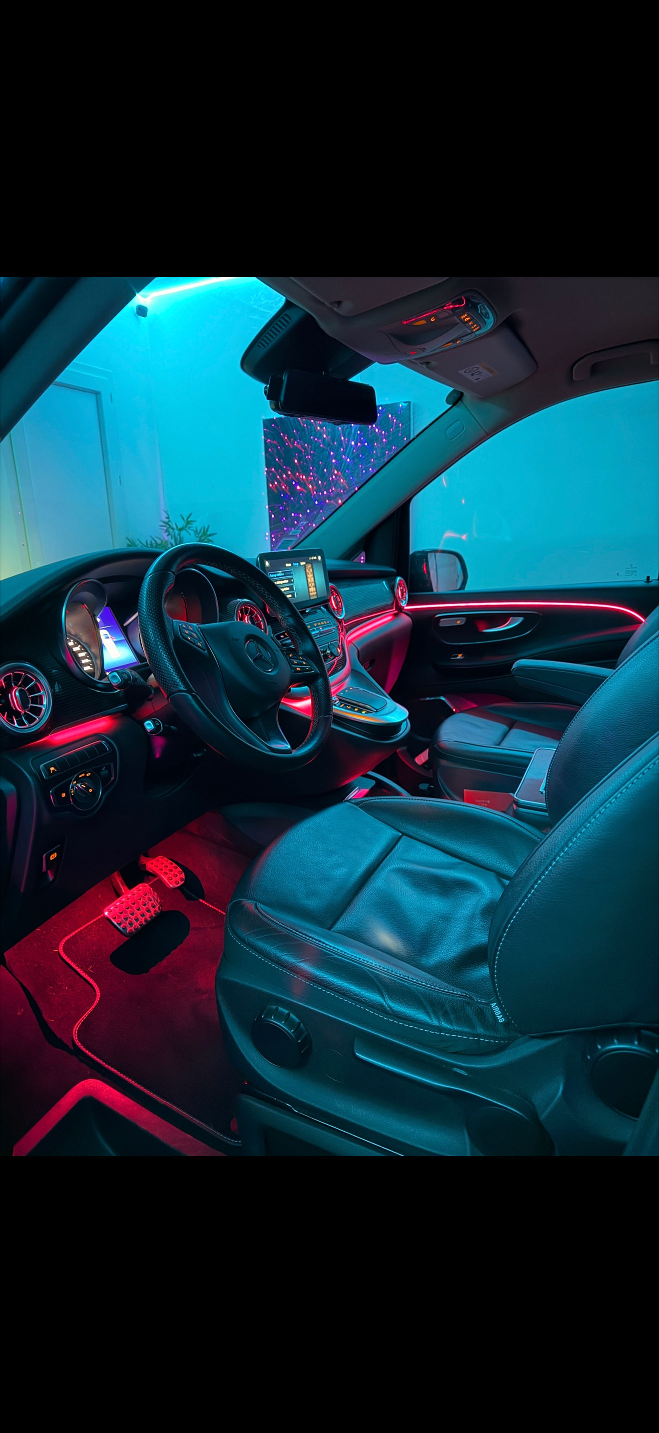 V Classe w447 led ambiance d’origine multicolore 