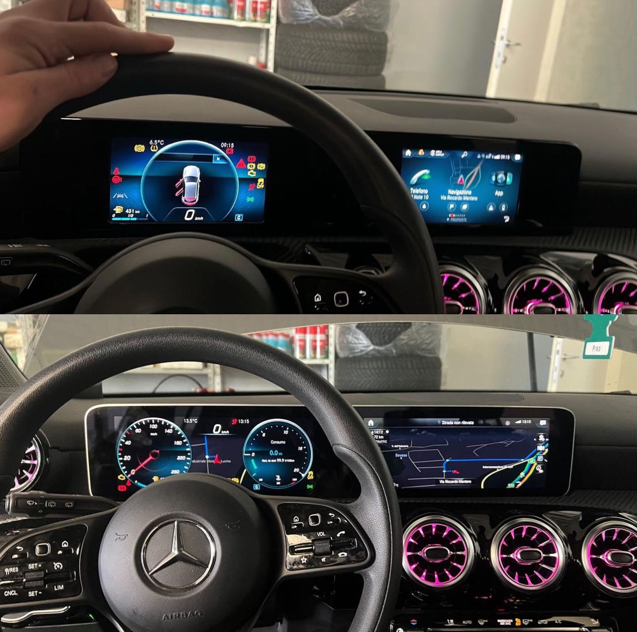 Grand écran 10"x10" Classe A/CLA/GLA/GLB