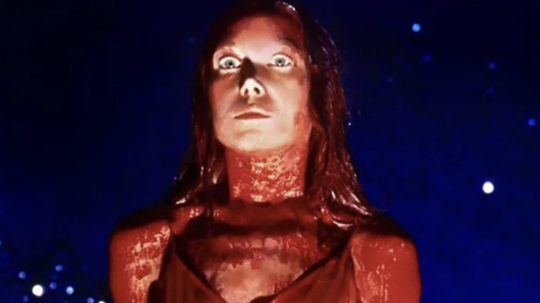 Screenshot of Sissy Spacek, appearing in the iconic prom scene from Brian De Palma’s “Carrie.”