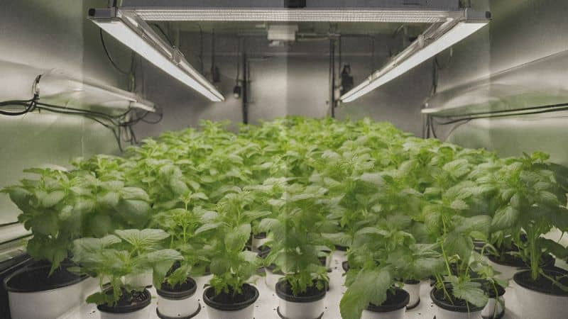 Der Aufbau einer Growbox, detalliert von Abluft bis Beleuchtung.