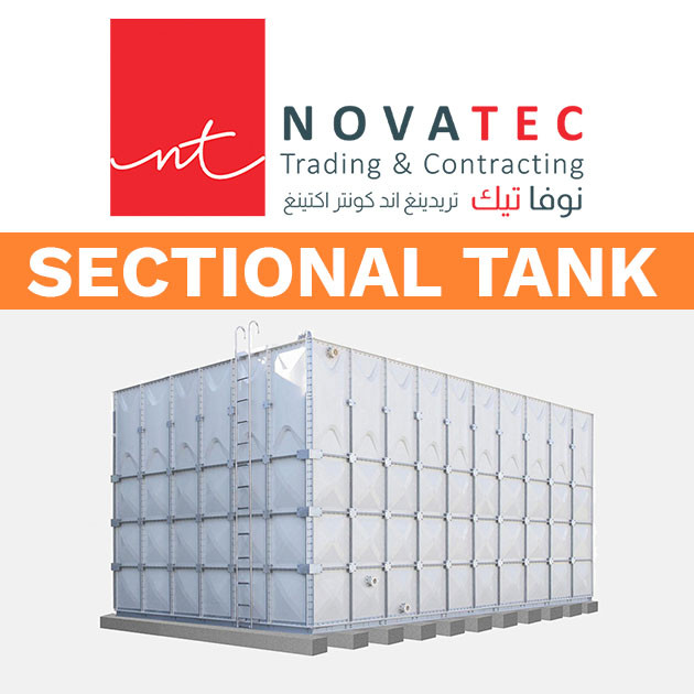 Sectional Water tank Qatar Novatec