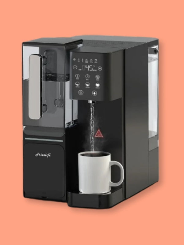 Fizzlife reverse osmosis counter top system removes the minerals that make hard water