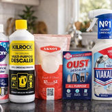 Popular brands of limescale remover. Descalers for kettles, showerheads, coffee machines, taps and toilets