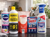 Popular brands of limescale remover. Descalers for kettles, showerheads, coffee machines, taps and toilets