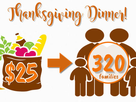 The Sound gives Thanksgiving to 430 kids