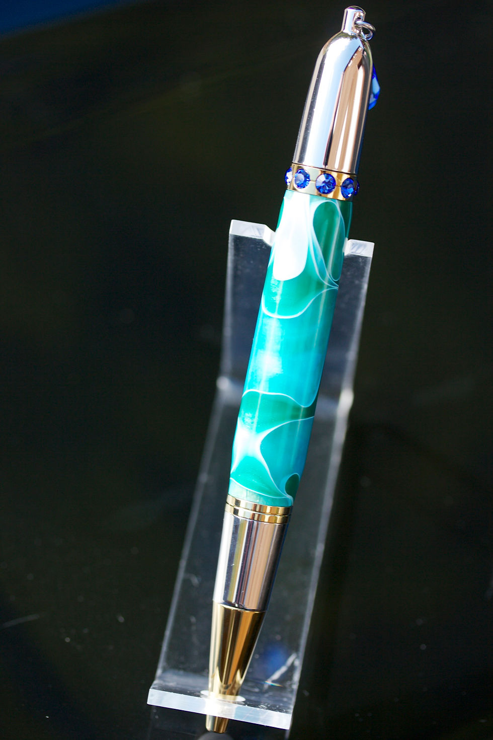Thumbnail: Ladies Diva Charm Pen in Sea Foam Acrylic
