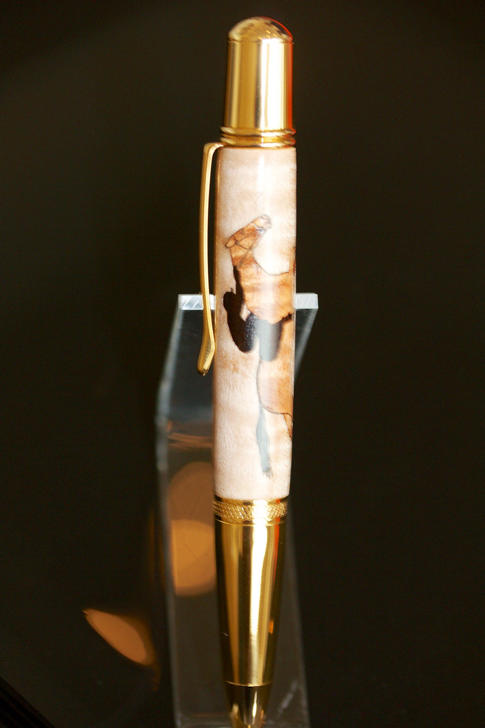 Thumbnail: Sierra Vista Pure Titanium Gold Twist Pen