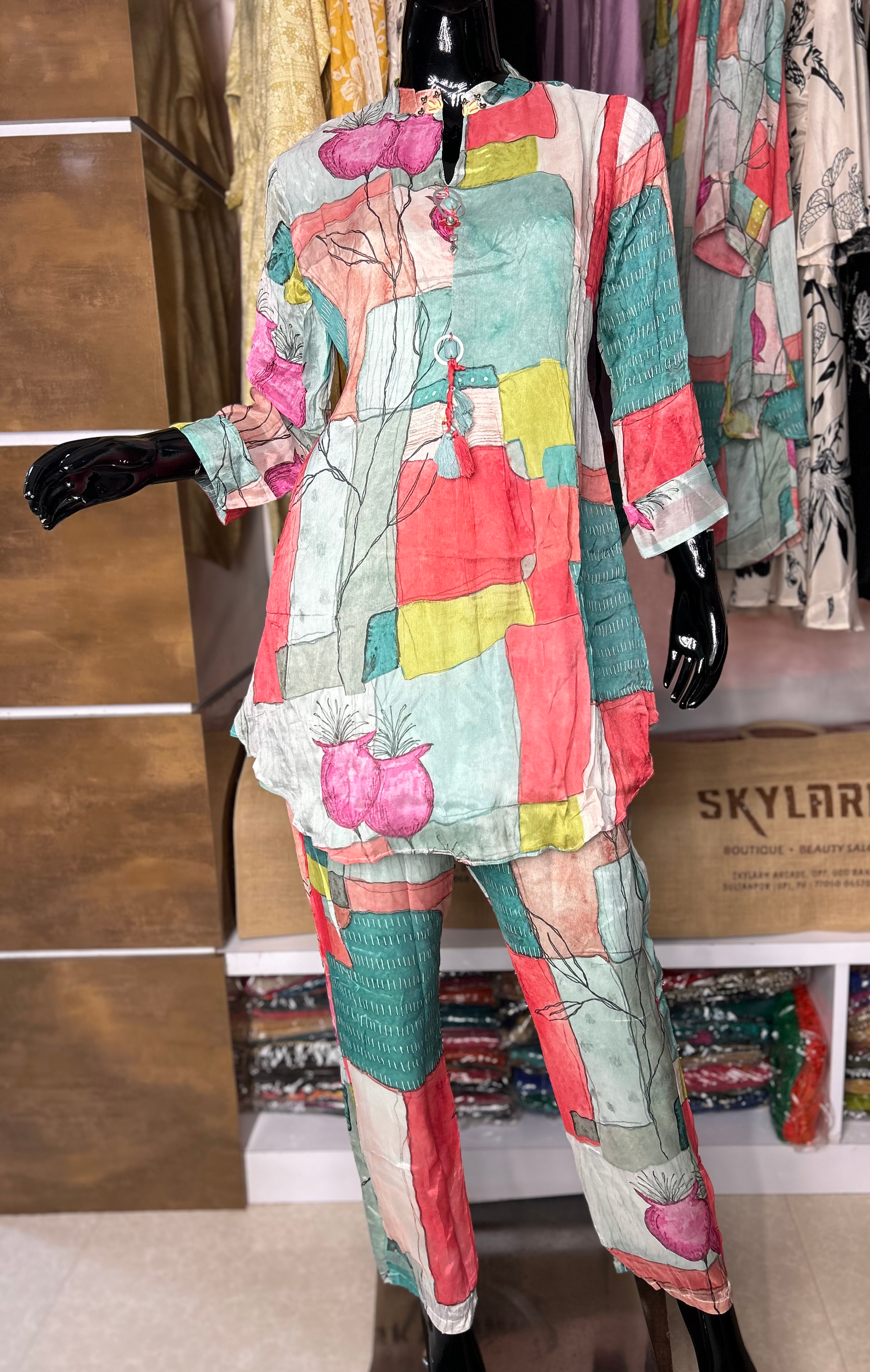 Multi Shade Printed Co-ord Set