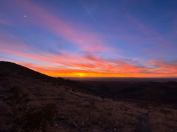 Sunset over the Valley at Franklin Mountain State Park, El Paso, TX