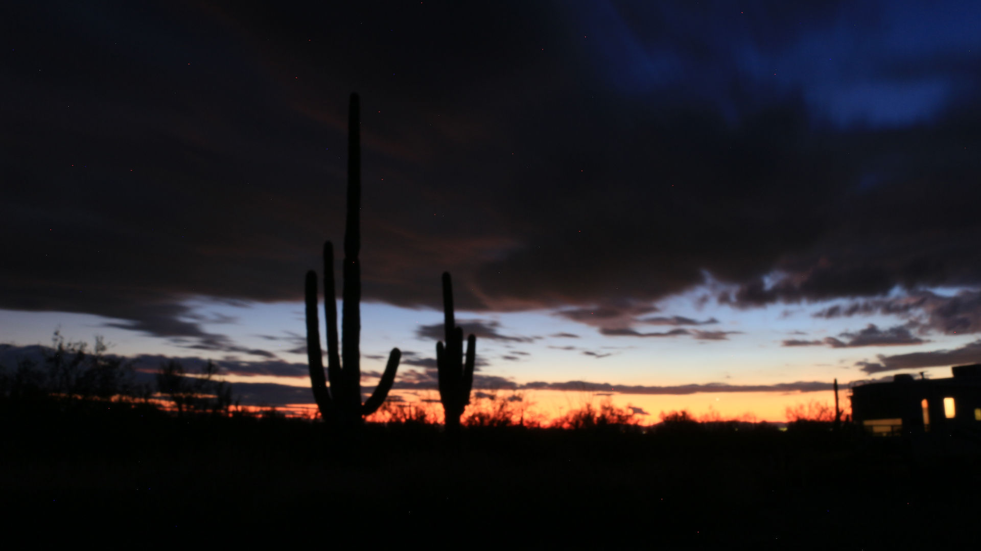 Sunset at Lost Dutchman State Park, AZ