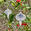 Thumbnail: Christmas Tree Ornament - White with Blue Snowflakes