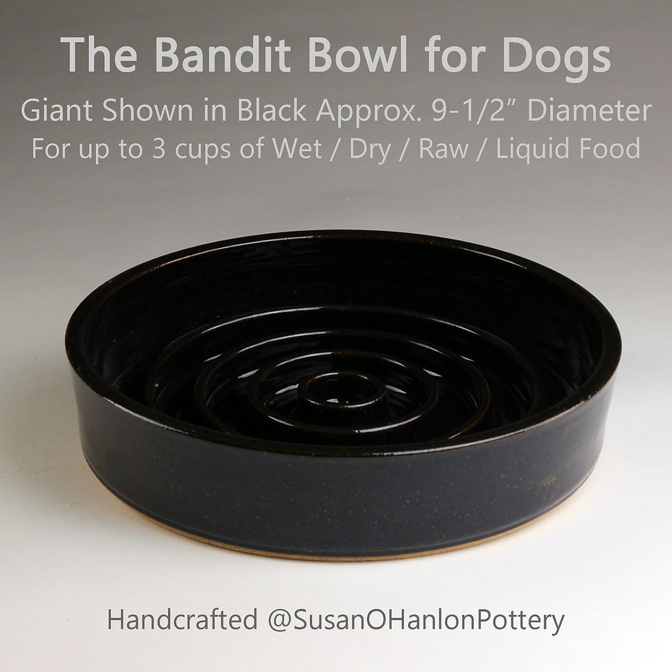 Thumbnail: The Bandit Bowl for Dogs (Made to Order)