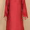 Thumbnail: Tussar Cotton Red Kurta