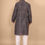 Thumbnail: Bamboo Cotton Black Discharge Printed Kurta