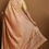 Thumbnail: Silk Munga With Golden Temple Border Saree in Beige