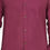 Thumbnail: Men's Handloom Cotton twill Long Sleeve Shirt, Maroon, Slim Fit