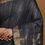 Thumbnail: Tussar Ghichha Golden Border Saree in Charcoal Grey