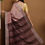 Thumbnail: Subtle Desi Tussar Silk Saree in Dusty Rose and Dark Brown