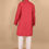 Thumbnail: Vibrant Crimson Red Tussar Cotton Kurta
