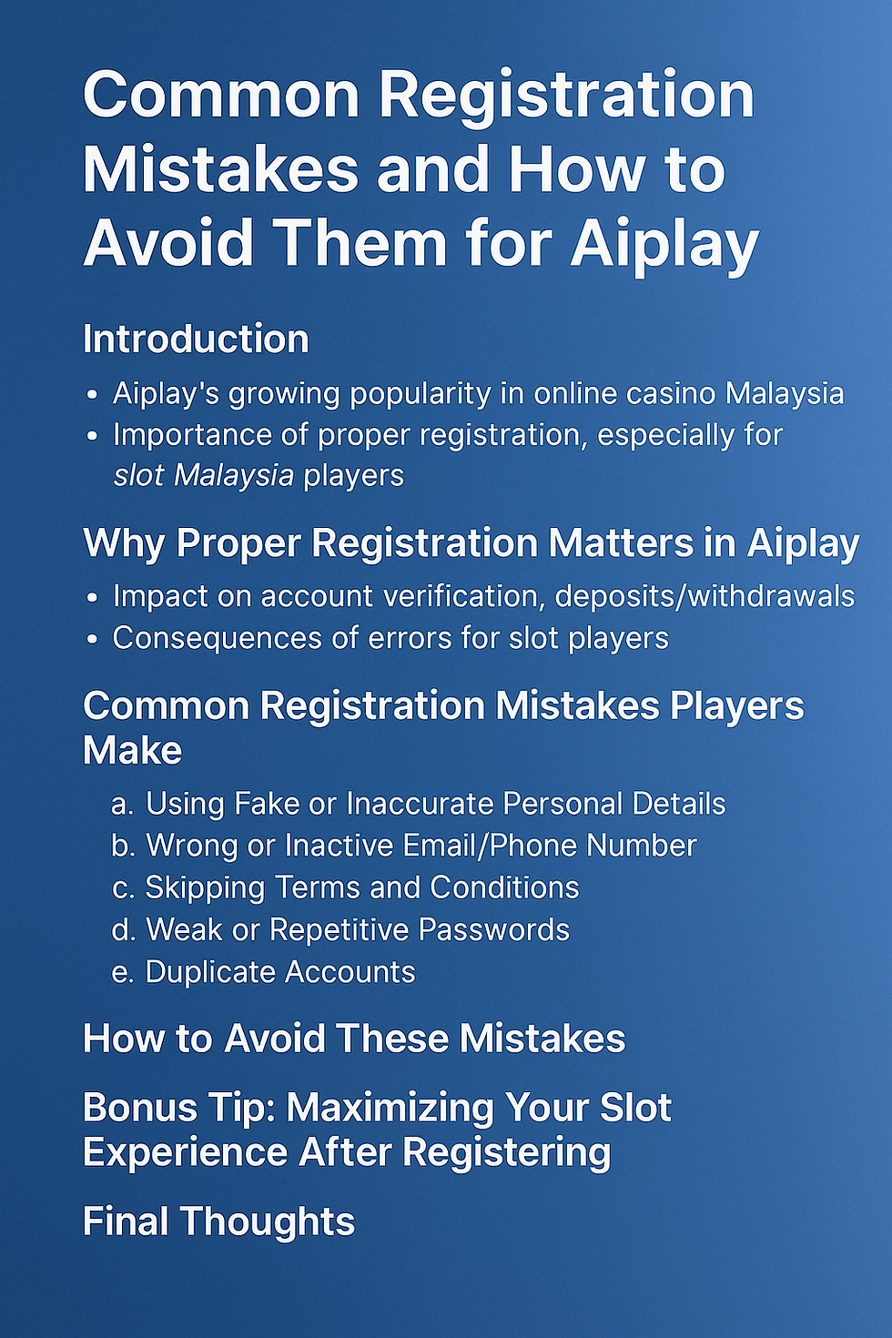 Common Registration Mistakes and How to Avoid Them