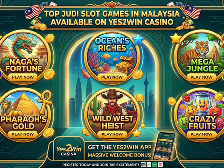 Top Judi Slot Games in Malaysia Available on Yes2Win Casino