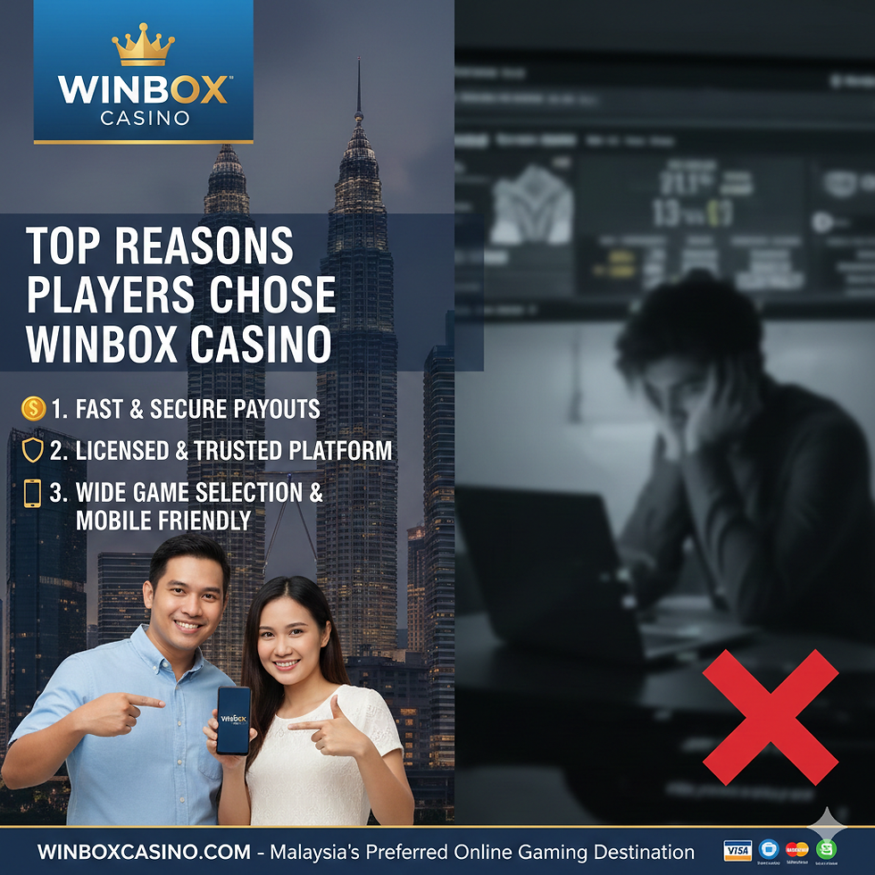 Top Reasons Players Choose Winbox Casino Over Other Online Casinos in Malaysia