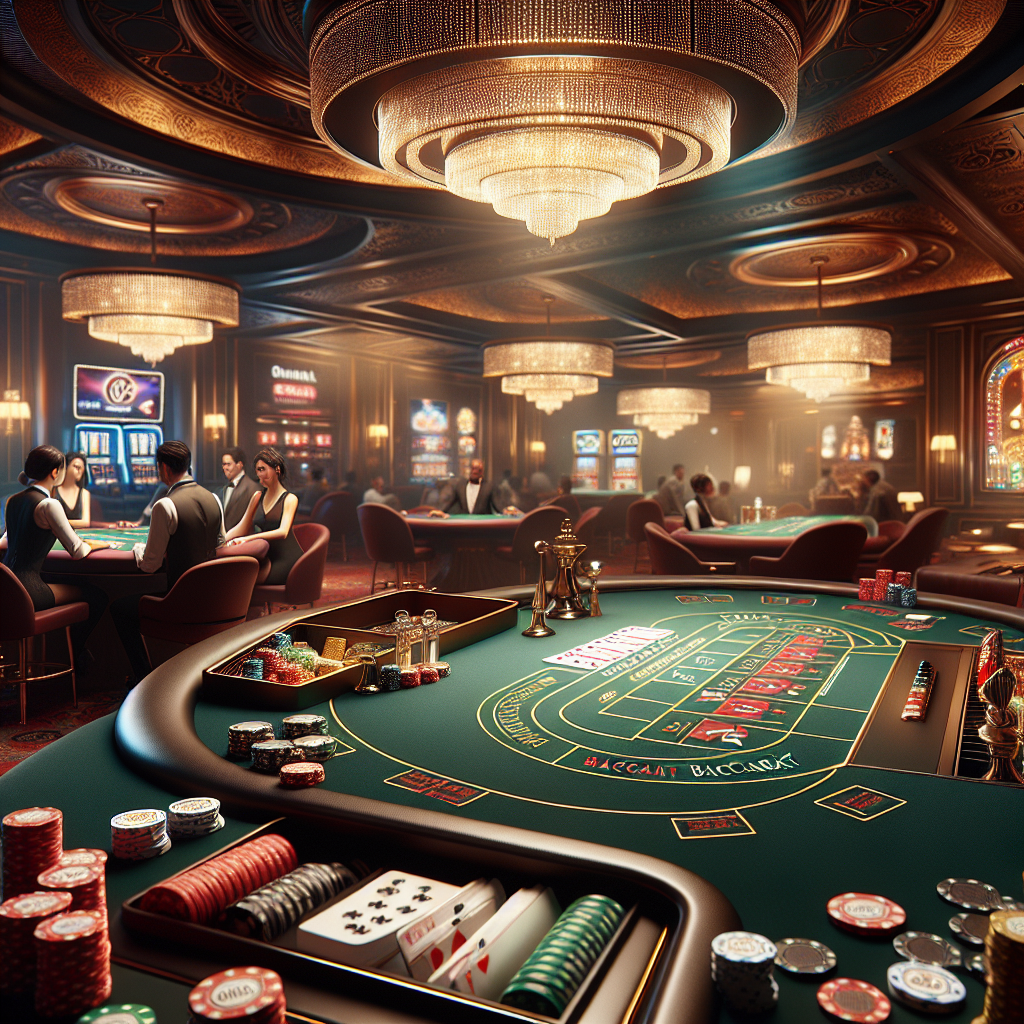 Baccarat Table